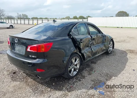 2009 Lexus Is 250 from USA, damaged, VIN JTHBK262792092764